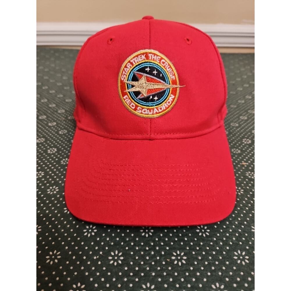 Star Trek The Cruise Hat Cap Red Squadron‎ Red Adjustable